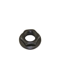 Cotterless 8mm Flanged Axle Nut Black.
